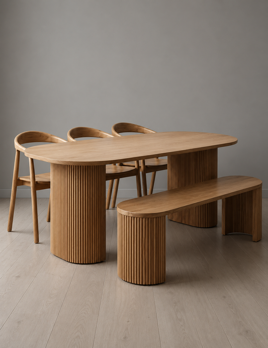 Bamboo teak design visualization, view 2, custom made furniture Bangalore