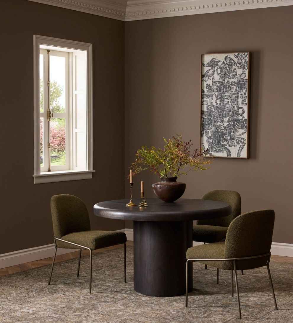 Madison Teak Extendable Round Dining Table with 4 Chairs