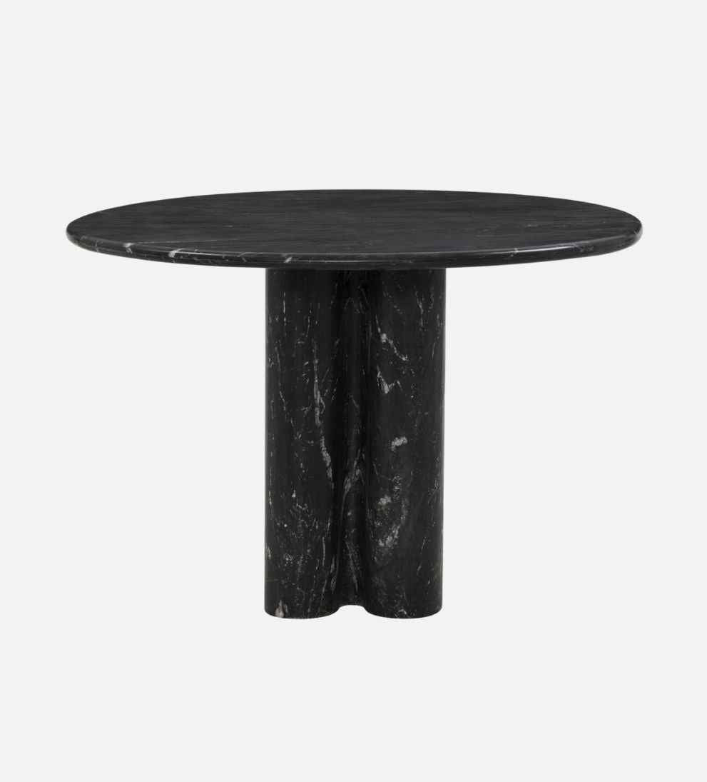 Orin Teak Postmodern Dining Table with 4 Chairs