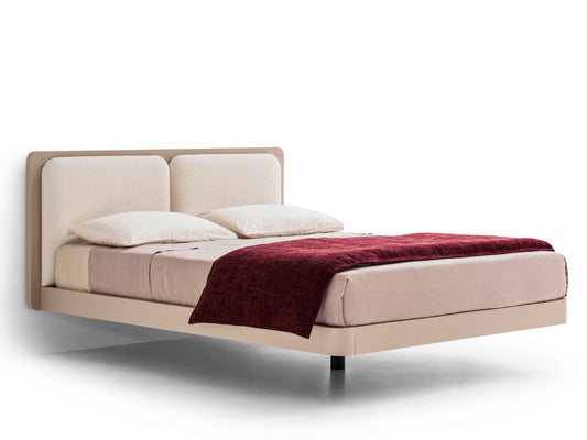 Voile Style Teak Bed with Panel Headboard