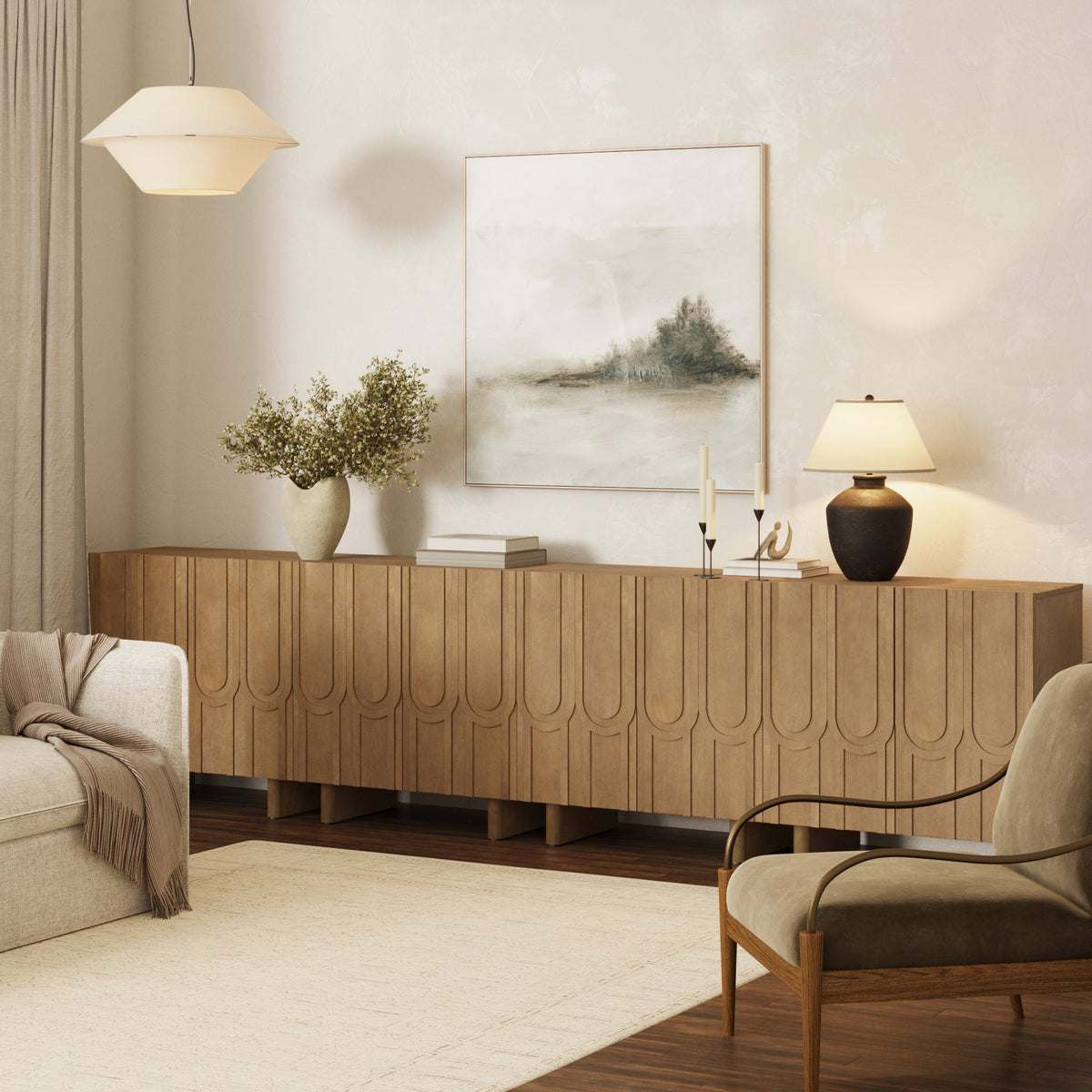 Kelly design reference by Nathan James; custom teak console unit by Gulmohar Wood Works Bangalore