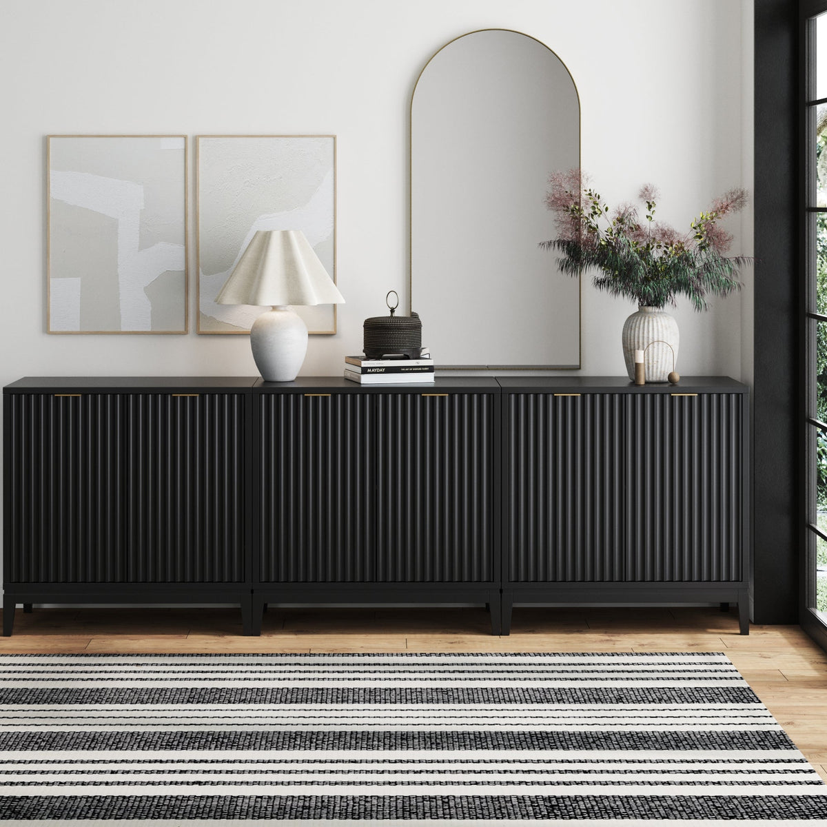 Jasper design reference by Nathan James; custom teak console unit by Gulmohar Wood Works Bangalore