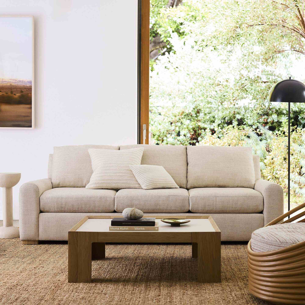 Hadley Style 86.5-inch Sofa - design reference for Gulmohar Wood Works