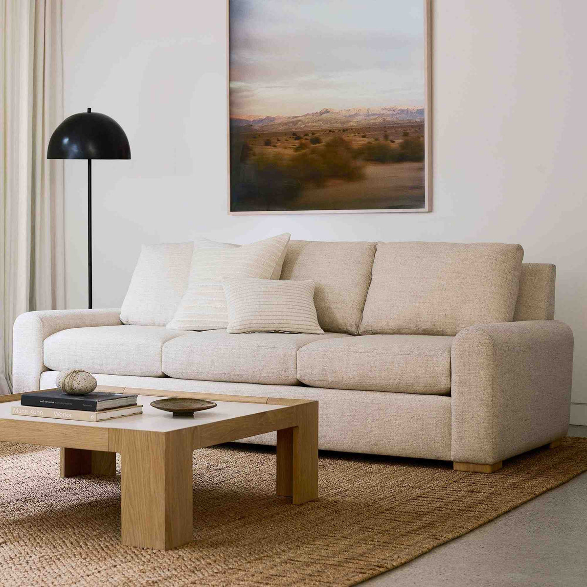 Hadley Style 86.5-inch Sofa - reference view 2 for Gulmohar Wood Works