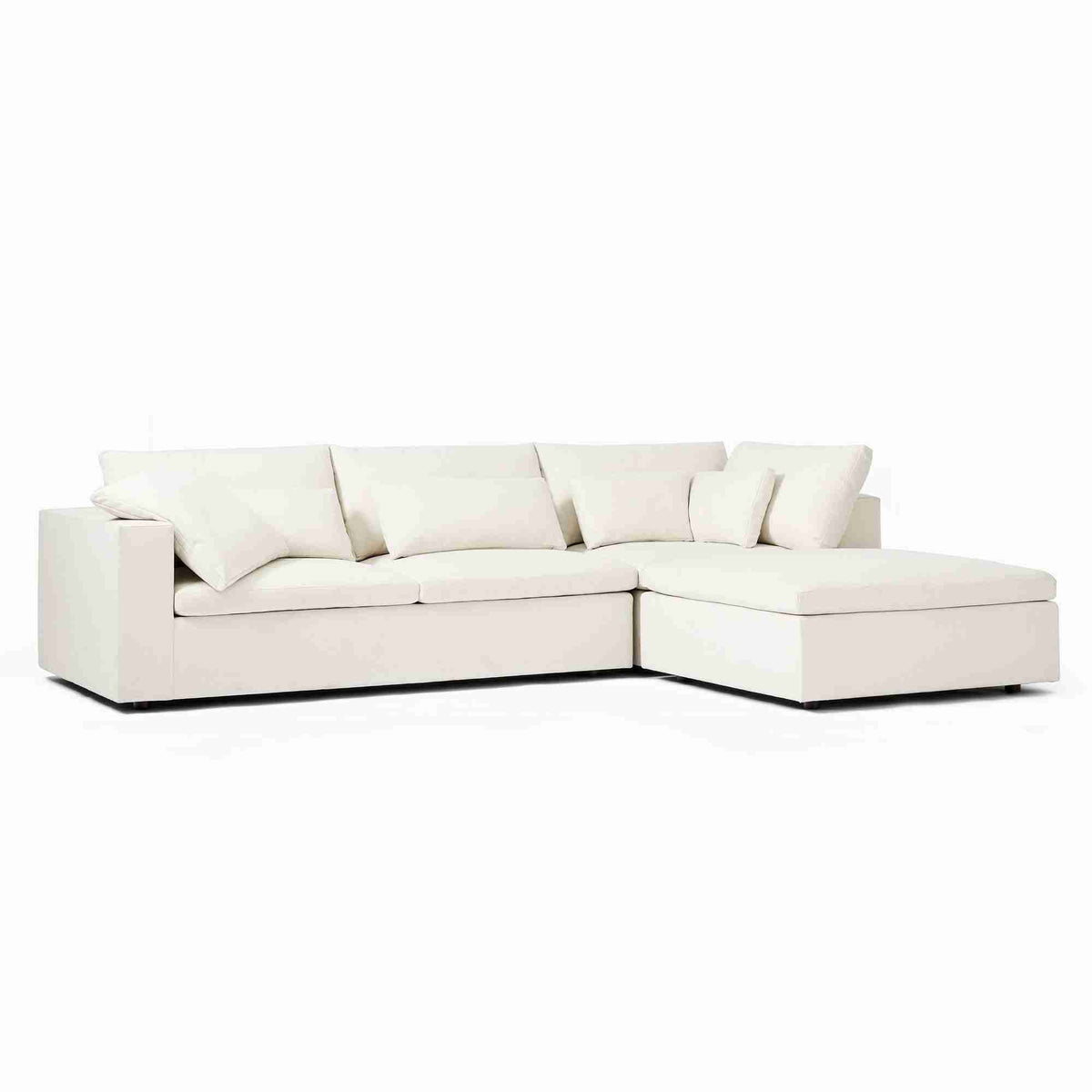 Harmony Style 118-inch Modular Ottoman Sectional - reference view 3 for Gulmohar Wood Works