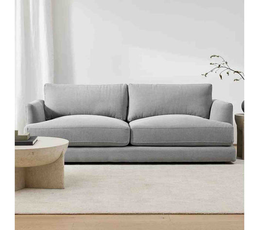 Haven Style 84-inch Fabric Sofa - design reference for Gulmohar Wood Works