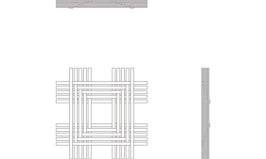 INWARD / OUTWARD by Sara Martinsen for KARIMOKU - GULMOHAR WOOD WORKS - Made in Bangalore