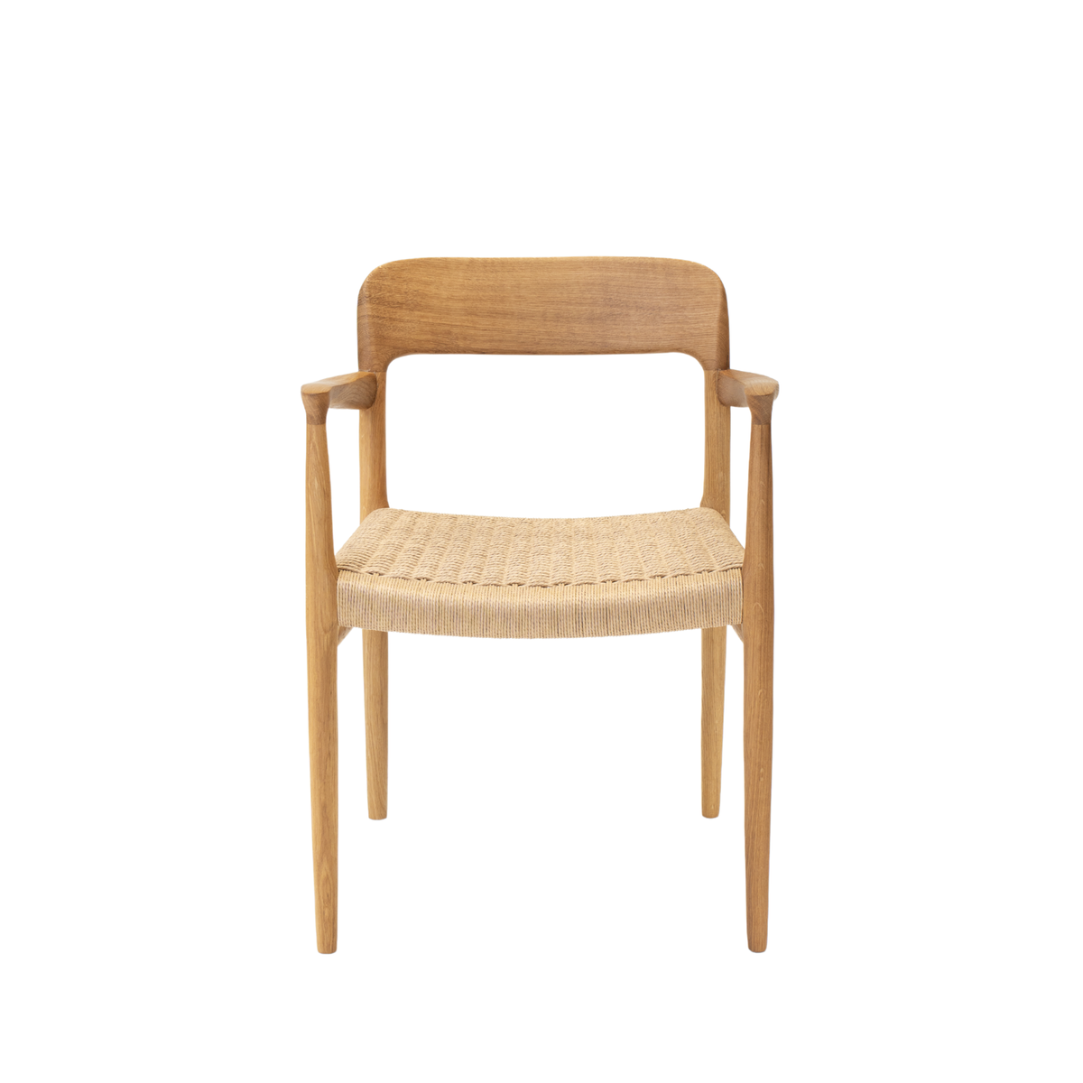 J.L. Møller Model 56 original design reference; Gulmohar's custom version uses teak