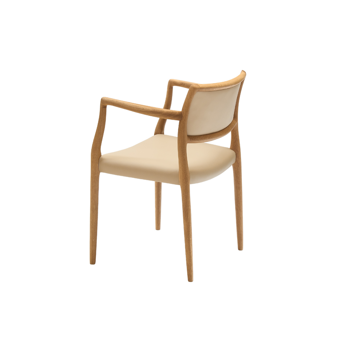 Model 65 Teak Upholstered Dining Armchair | Niels Otto Møller Inspired
