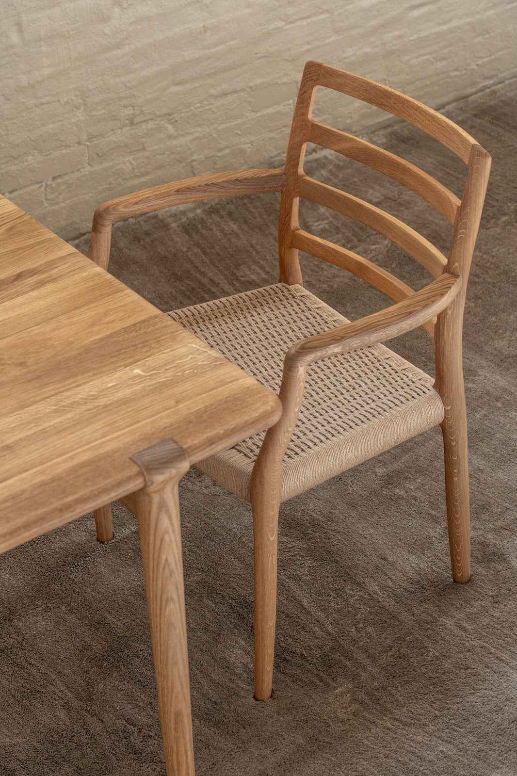 Model 68 Teak High Back Dining Armchair | Niels Otto Møller Inspired