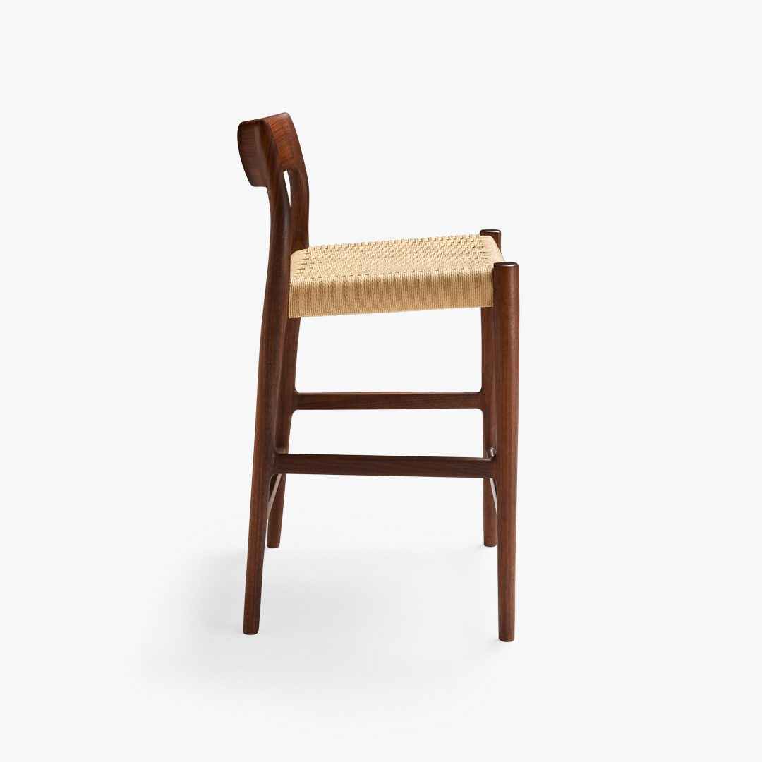 Model 77C Teak Counter Stool | Niels Otto Møller Inspired