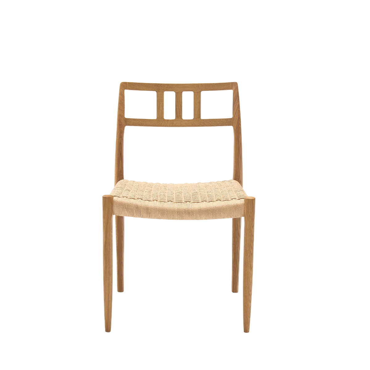 J.L. Møller Model 79 design reference; Gulmohar's custom version uses teak