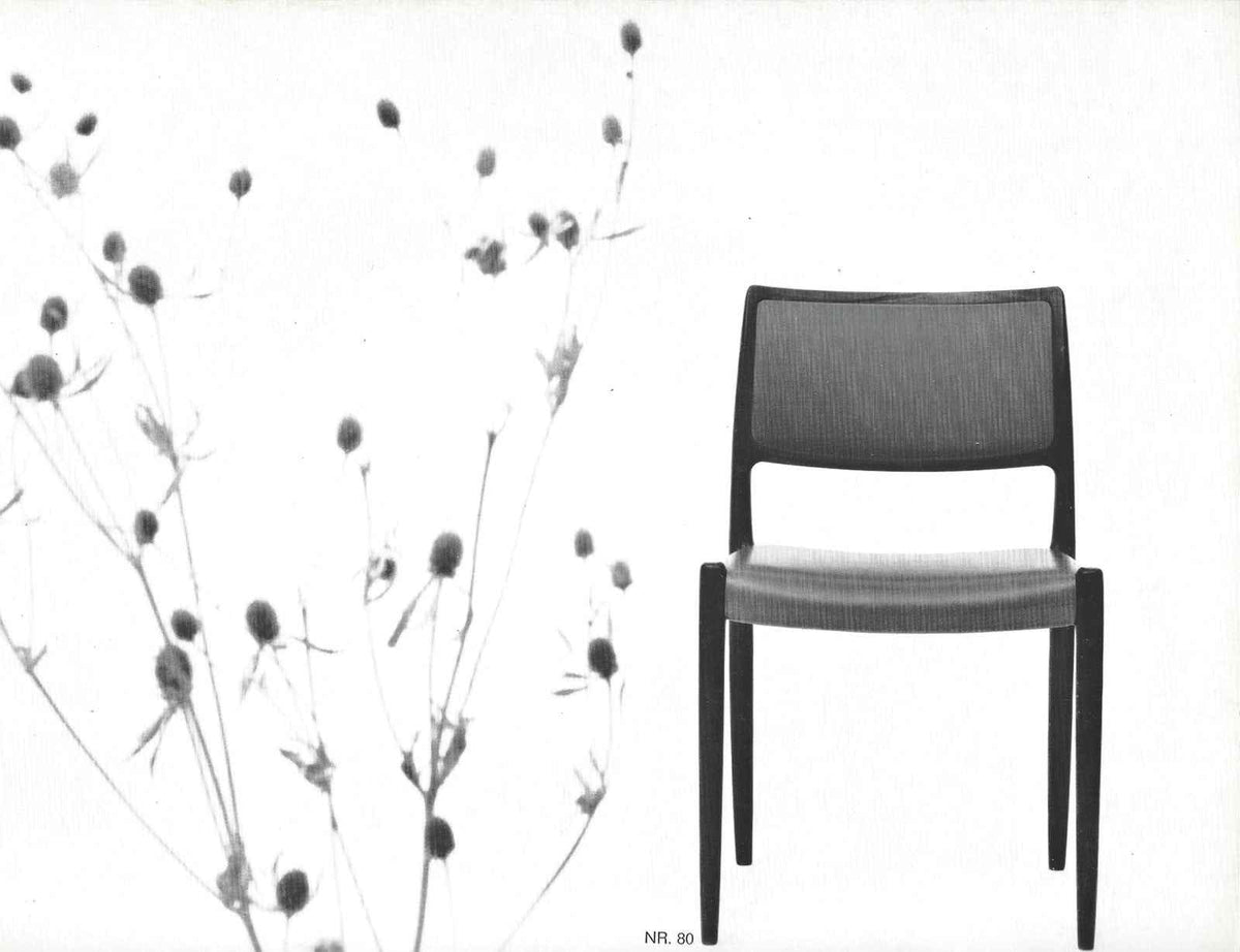 Model 80 Teak Upholstered Dining Chair | Niels Otto Møller Inspired