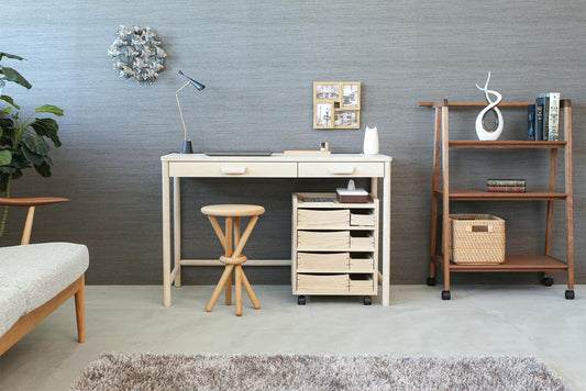 Living desk: Alternate design reference; original design reference, not Gulmohar teak finish