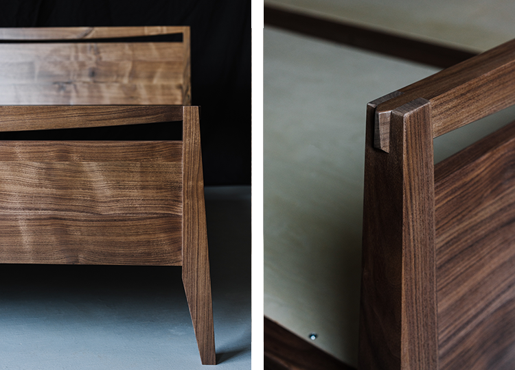 Mcintosh Bed — alternate view; original Kendrick Anderson design reference, not a Gulmohar teak product photograph