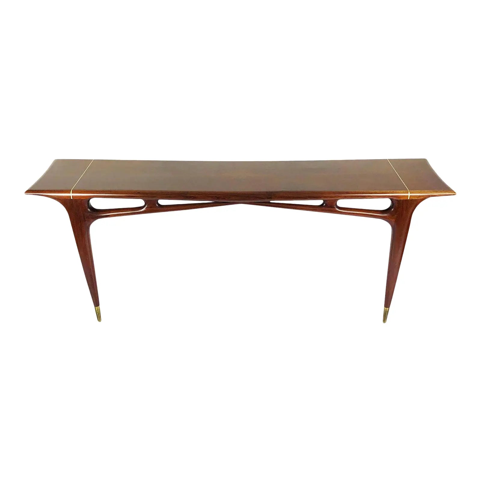 Midcentury Mexican Modernist Console by Eugenio Escudero - GULMOHAR WOOD WORKS - Made in Bangalore