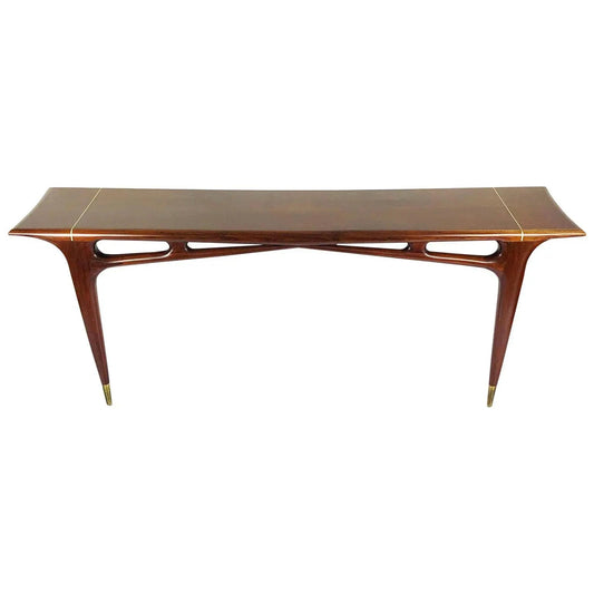 Midcentury Mexican Modernist Console by Eugenio Escudero - GULMOHAR WOOD WORKS - Made in Bangalore