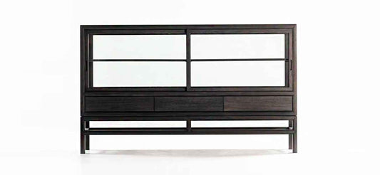 Japanese Museum Cabinet with Drawers