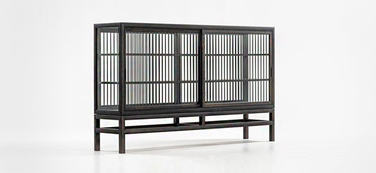 Japanese Museum Cabinet Transparency