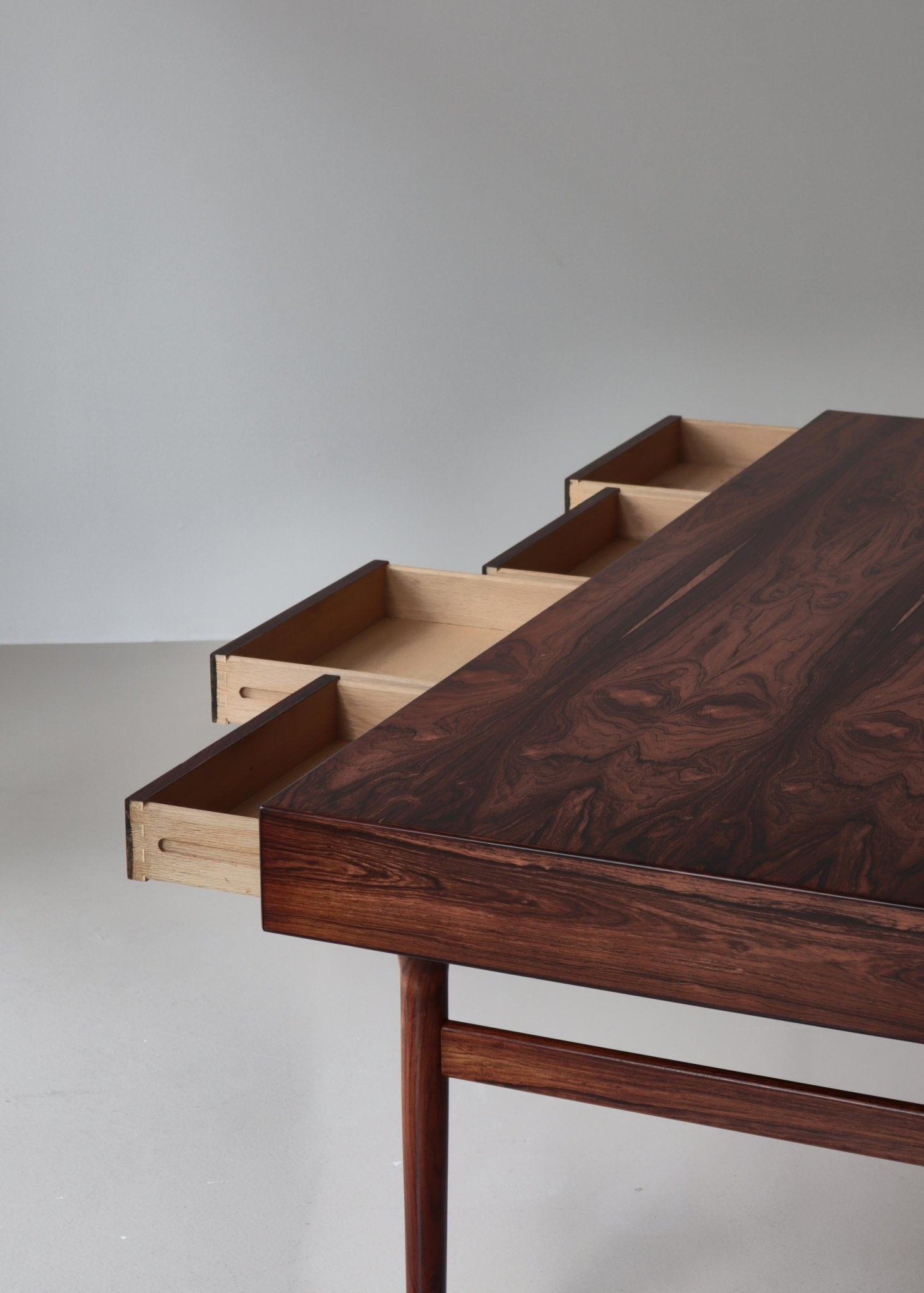 ND93 Scandinavian Modern Nanna Ditzel Desk Model by Nanna Ditzel, 1950s - GULMOHAR WOOD WORKS - Made in Bangalore