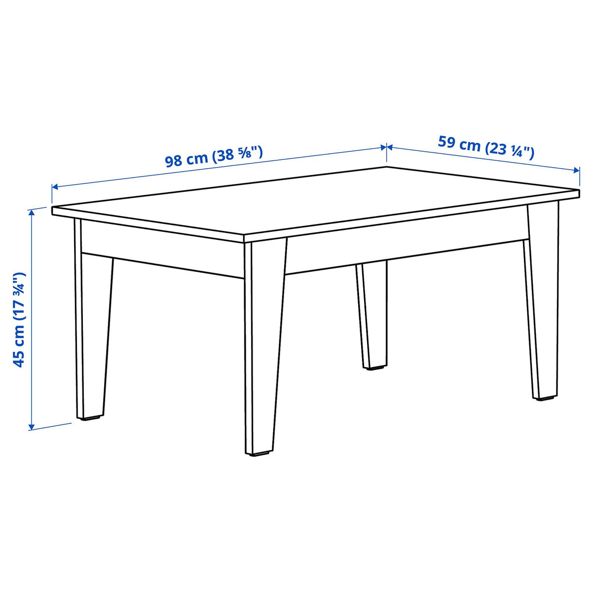 NORRVÅGA Coffee Table original design reference by IKEA, view 5