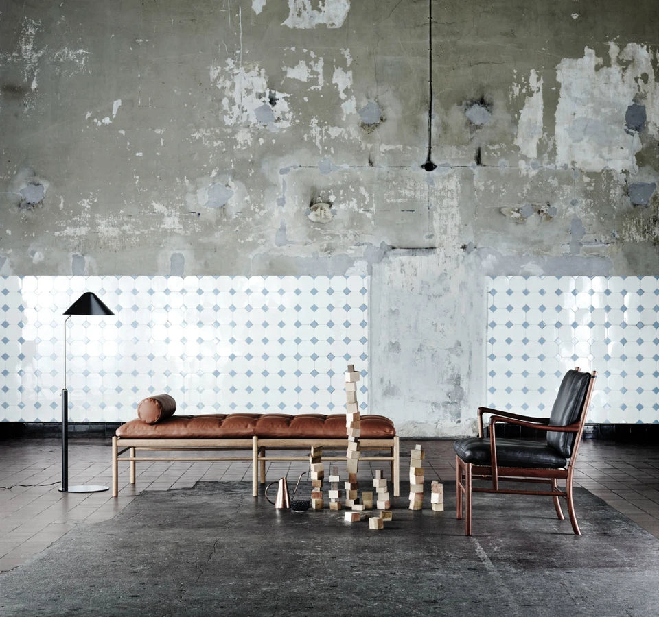COLONIAL Daybed OW150 by Ole Wanscher - 1950 - GULMOHAR WOOD WORKS - Made in Bangalore