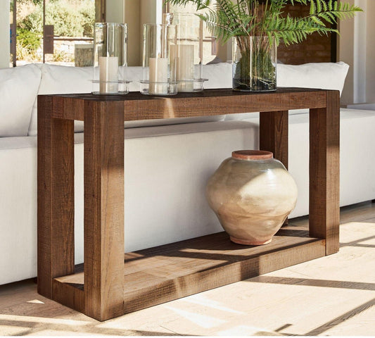 PALISADES Reclaimed Wood Console Table - GULMOHAR WOOD WORKS - Made in Bangalore