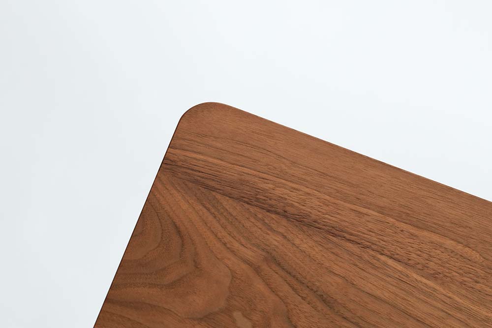 POD Back Desk: Top panel angle; original design reference, not Gulmohar teak finish