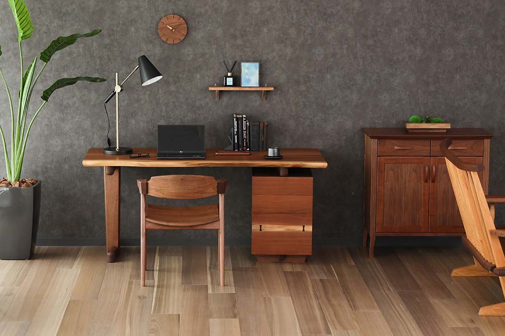 Premium Desk: Alternate design reference; original design reference, not Gulmohar teak finish