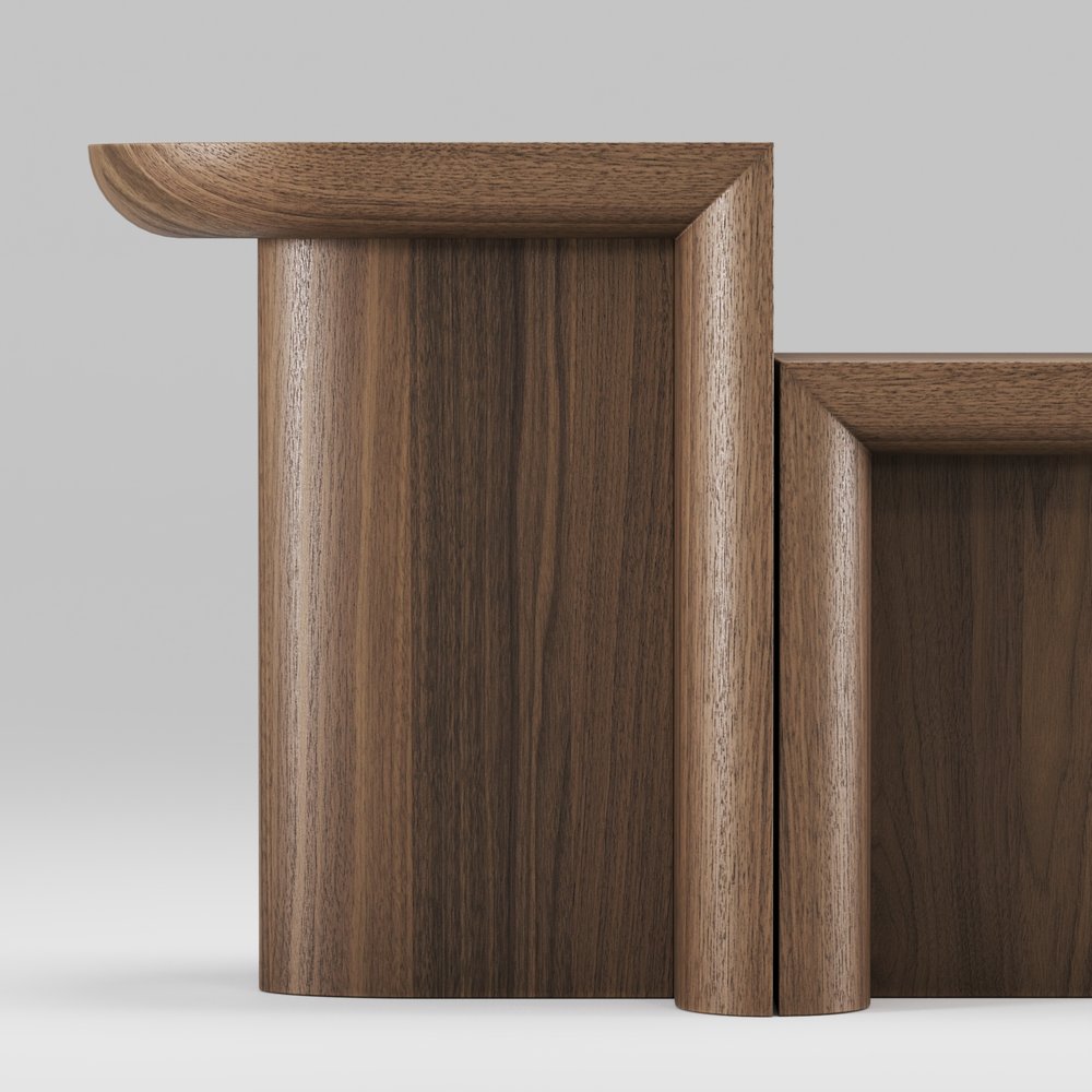 RE-FORM Coffee Table | Side Tables by Alain Gilles - GULMOHAR WOOD WORKS - Made in Bangalore