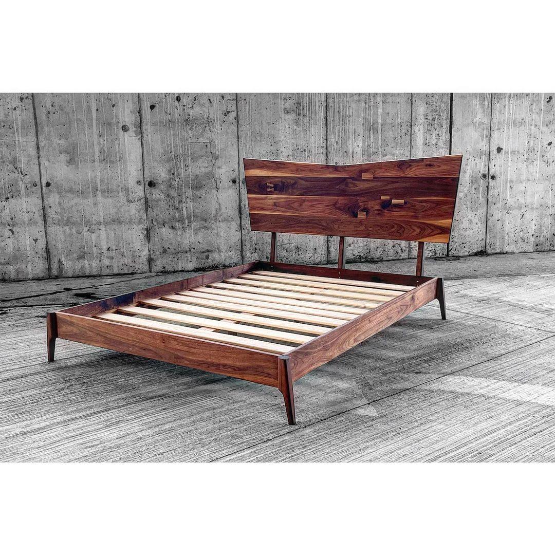 Bed Frame No.3 by Steven Kirby - GULMOHAR WOOD WORKS - Made in Bangalore