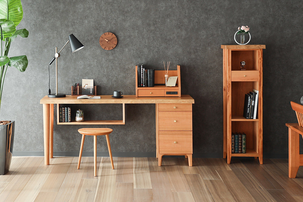 Wald desk: Alternate design reference; original design reference, not Gulmohar teak finish