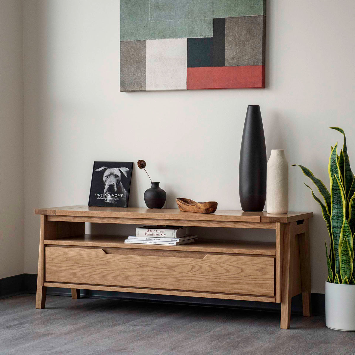 WashPark Media Console original design reference by Moss Design, view 3