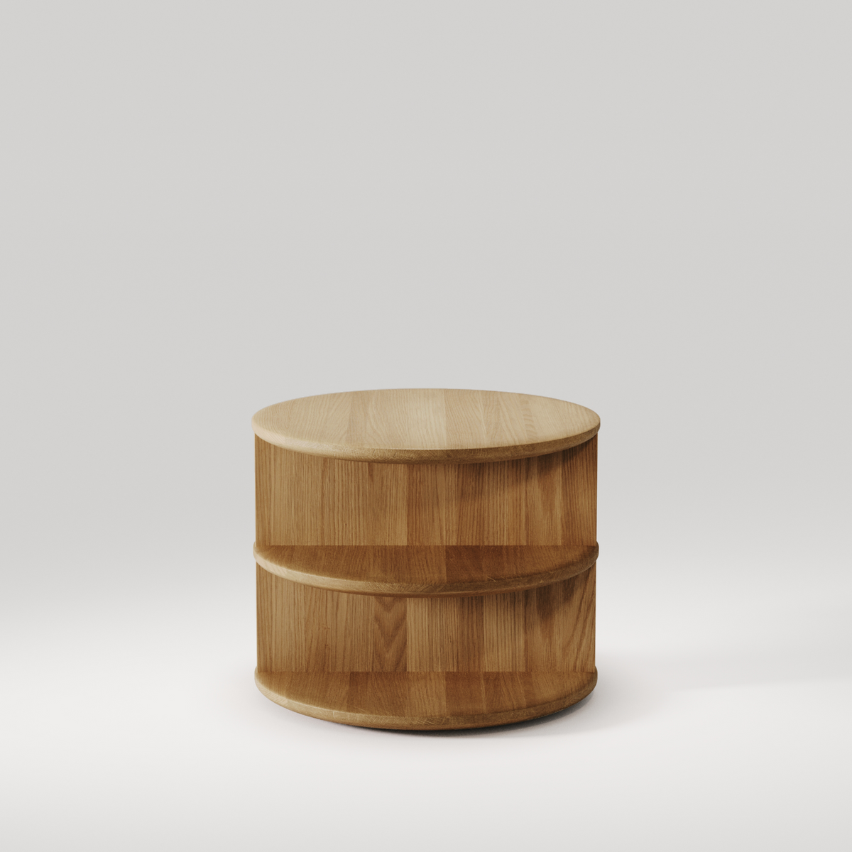 triplex table, original Wewood design reference, view 6; source timber shown, Gulmohar version made in teak.