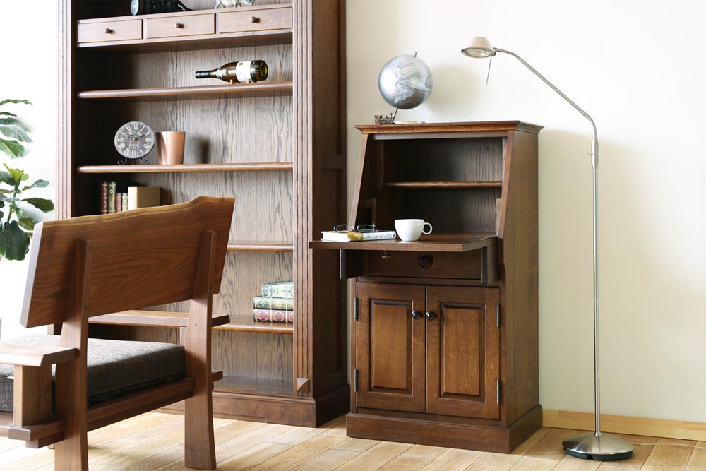 CREA Writing bureau: Overall design reference; original design reference, not Gulmohar teak finish