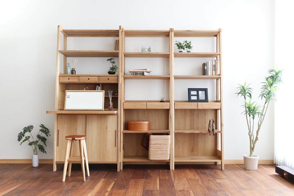 luonto Writing Shelf: Alternate design reference; original design reference, not Gulmohar teak finish