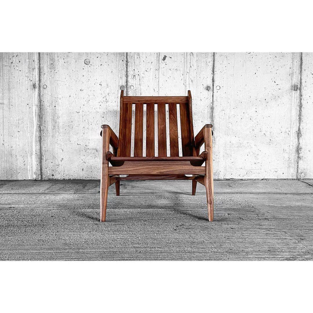 Lounge Chair No.1 by Finn Jhul - GULMOHAR WOOD WORKS - Made in Bangalore