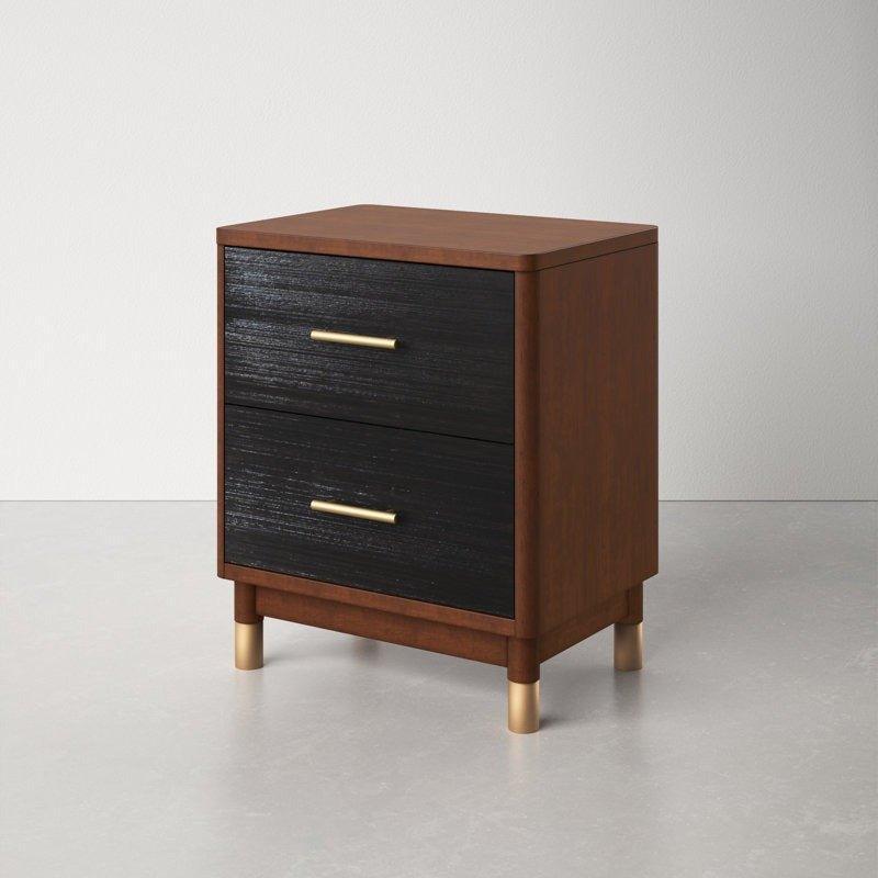 BELMONT Drawer Nightstand - GULMOHAR WOOD WORKS - Made in Bangalore
