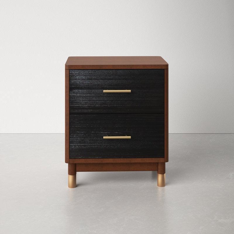 BELMONT Drawer Nightstand - GULMOHAR WOOD WORKS - Made in Bangalore