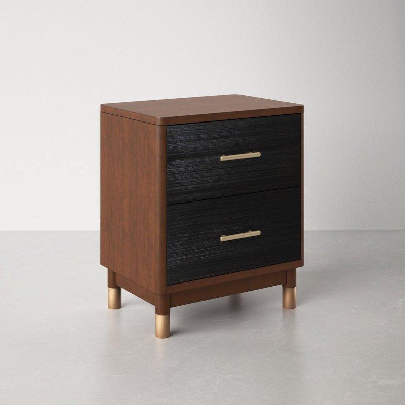 BELMONT Drawer Nightstand - GULMOHAR WOOD WORKS - Made in Bangalore