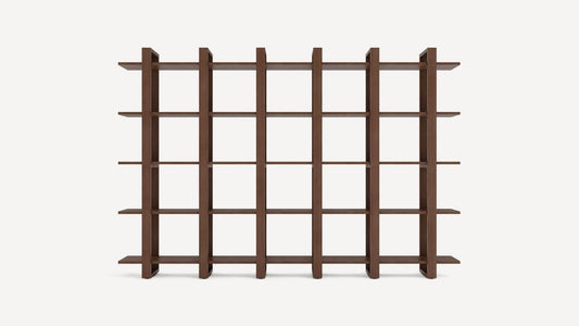 INDEX Triple Bookcase - GULMOHAR WOOD WORKS - Made in Bangalore