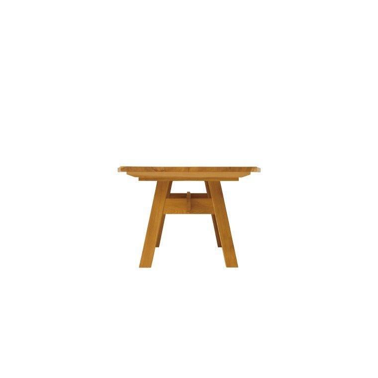 IPPONGI Table with Yagura Legs - GULMOHAR WOOD WORKS - Made in Bangalore